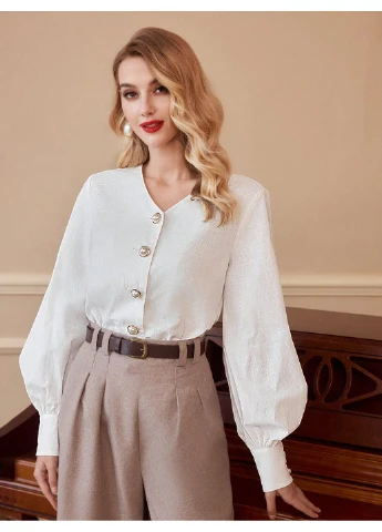 Біла блуза SHEIN