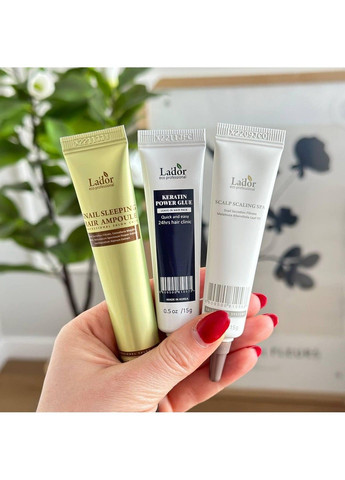 Ночная восстанавливающая сыворотка для волос Snail Sleeping Hair Ampoule, 20 мл La'dor (316295932)