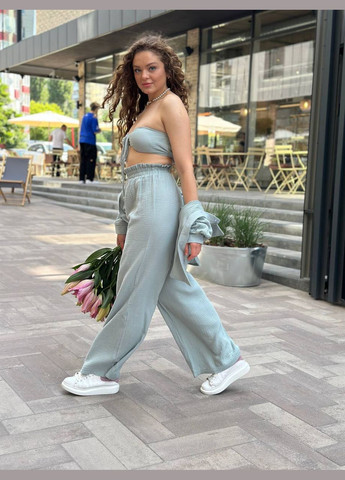 Муслиновый летний костюм тройка Vakko (296471056)