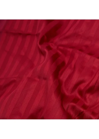 Простыня на резинке Сатин в полоску 100х200х25 см (MS-850005566) Moon&Star Stripe Red (386596055)
