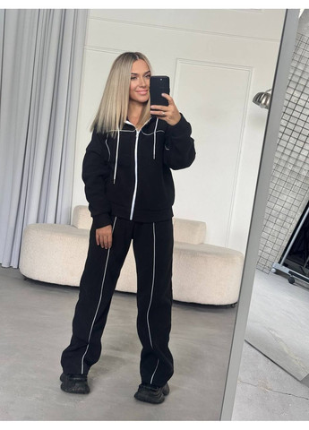 Костюм з полар флісу,преміум якості,штани прямого крою та кофта на блискавці з капюшоном Україна (364955642)