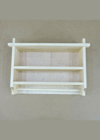 Полка для ванной из дерева Баден бланже (ВНП-003001) No Brand (328091976)