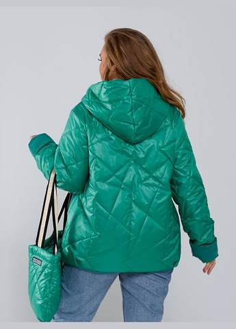 Зеленый демисезонный куртка с сумочкой Garna