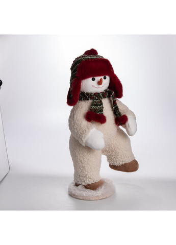 Новогодняя текстильная фигурка снеговика 45 см для декора дома зимний сувенир уютный элемент оформления Yiwu (370602506)