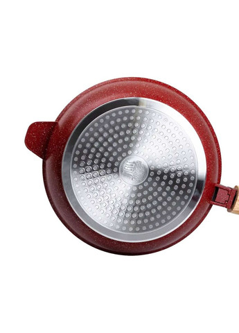 Сковорода універсальна MGC алюмінієва 26 см зі знімною ручкою, червоний MGC HP-4-464R No Brand (360481760)