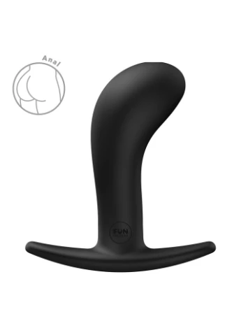Анальная пробка BOOTIE L Black, диаметр 3,8 см, тонкий ограничитель Fun Factory (395734453)