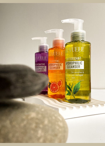 Гель для умывания гидрофильный омолаживающий с лавандовой водой 150 мл REVUELE питание, антивозрастной, очищение (308253100)