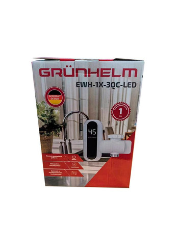 Проточний водонагрівач (m452615) Grunhelm EWH-1X-3QC-LED (369017941)