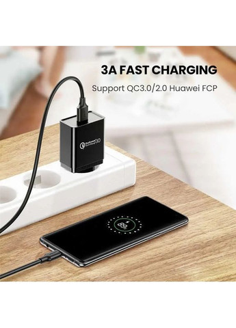 Кабель USB 3.0 A Male to Type C Male Cable Nickel Plating 1m (black) (UGR-20882) (UGR-20882) Ugreen US184 (361346710)