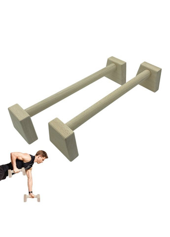 Паралетсы, упоры для отжимания деревянные Wood Gym Push Up NE-WD-50 из бука 50 см 2 шт Newt (336386638)