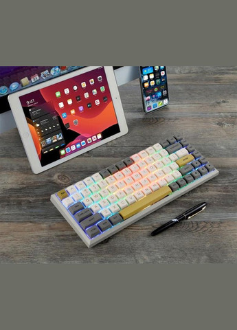 Клавиатура беспроводная SK84 Outemu Red Grey (mtsk84mr) Motospeed (354732113)