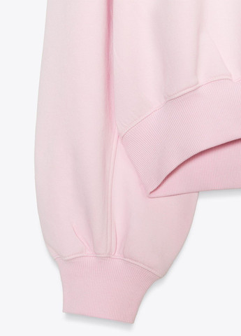 Рожевий світшот Zara однотонний (361066459)