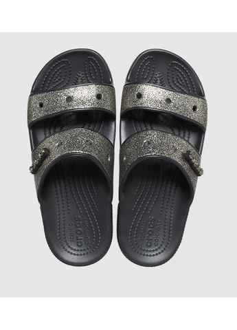 Черные шлепанцы classic sandal Crocs