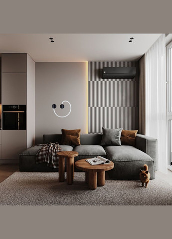 Настінний світильник/бра у стилі арт деко (81-W3043 BK) No Brand (370072450)