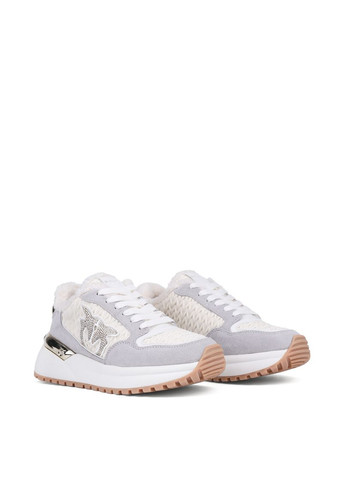 Женские Кроссовки SS0055P067IK5 Серый Кожа Pinko серые зима (304203808)