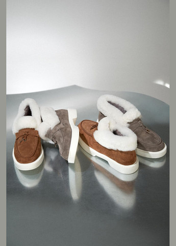 Estro Лоферы, цвет коричневый коричневый з, украина — зима (307354842)