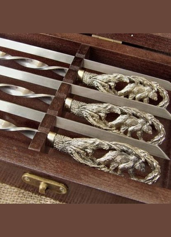 Набір шампурів Ведмідь 475033 Masterkrami (325476374)