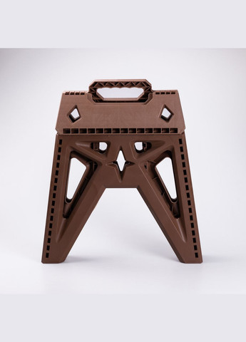 Пластиковая складная табуретка туристическая походный раскладной табурет для кемпинга SJ-0102BR LUGI (325922708)