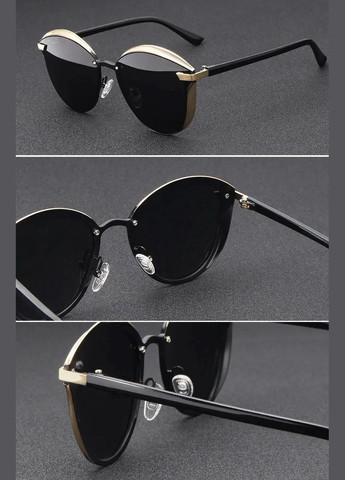 Поляризационные солнцезащитные очки N7824 Gold Gray KINGSEVEN (328934907)