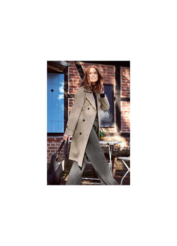 Бежеве демісезонне Тренч з поясом для жінки LIDL 464129 бежевий Esmara