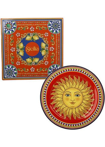 Тарілка порцелянова Sicilia "Sole" Ø27см (Сонце) Bona (365248188)