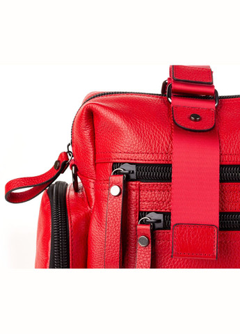 Спортивна сумка дорожня шкіряна 6594-37-5 червона універсальна Eminsa (261551021)