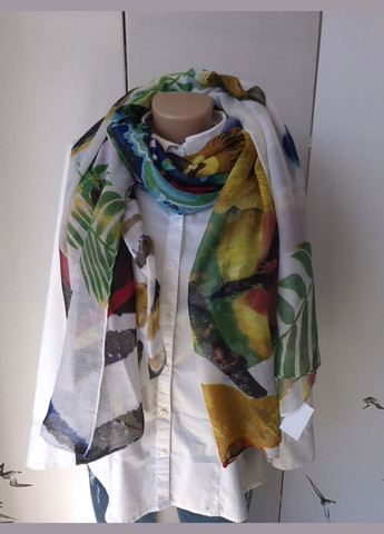 Шарф-палантин женский абстрактный принт весна-осень 200х100 см No Brand (330642246)