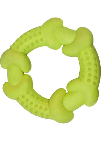 Іграшка для собак Dental Gum кільце з шипами гумове, 10.5 см 484.40 TATRAPET (282959845)