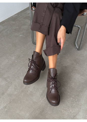 Осенние демисезонные кожаные ботинки Helen