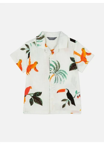 Сорочка літо,білий в кольорові візерунки, Primark (394998887)