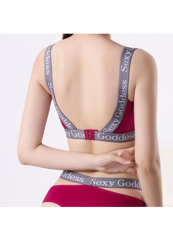 Красный демисезонный комплект спортивного белья "sexy goddess" s-m красный No Brand