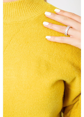 Гірчичний светр жіночий вовняний,, 244r0390 Ager