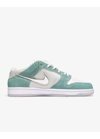 КРОССОВКИ ЖЕНСКИЕ NIKE APRIL SKATEBOARDS X DUNK LOW SB TURBO GREEN НАЙК АИР ЗУМ No Brand серые демисезоны (368887731)