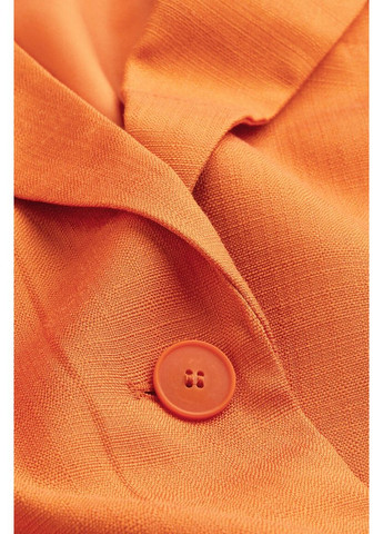 Оранжевый женский жакет H&M однотонный - демисезонный