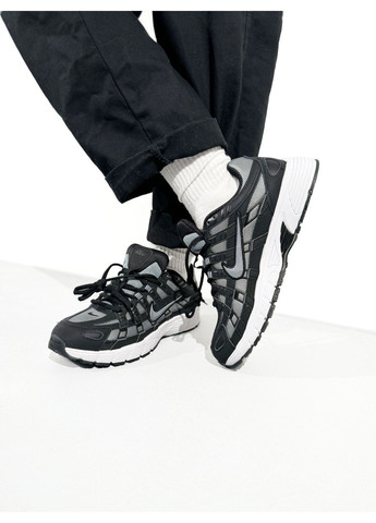 КРОСІВКИ ЖІНОЧІ NIKE P-6000 BLACK / WHITE НАЙК П-6000 No Brand чорні демісезони (367176803)