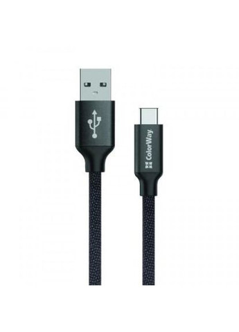 Дата кабель USB 2.0 AM to TypeC 1.0m 2.1А black (CW-CBUC003-BK) Colorway usb 2.0 am to type-c 1.0m 2.1а black (268142178)