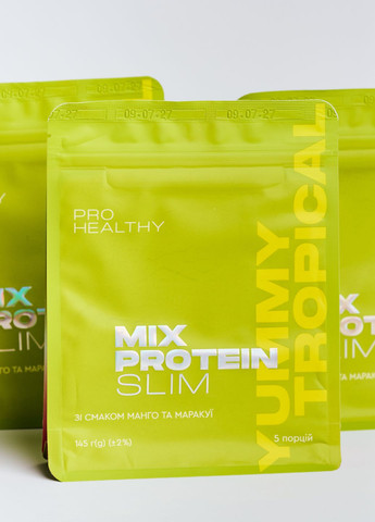 Жиросжигатель Низкокалорийный коктейль со вкусом манго и маракуйи для уменьшения веса Mix Protein Slim Yummy Tropical CHOICE (347315376)