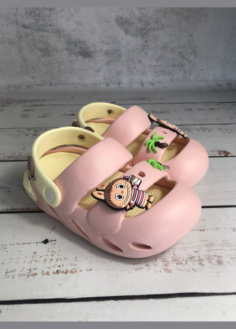 Крокси сабо дитячі для дівчинки BABYSHOP Рожевий (124) No Brand (340113398)