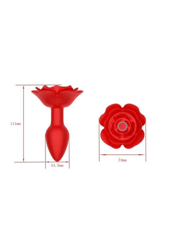 Анальна пробка Cute Rose Rotating Anal Plug B Series (397058264)