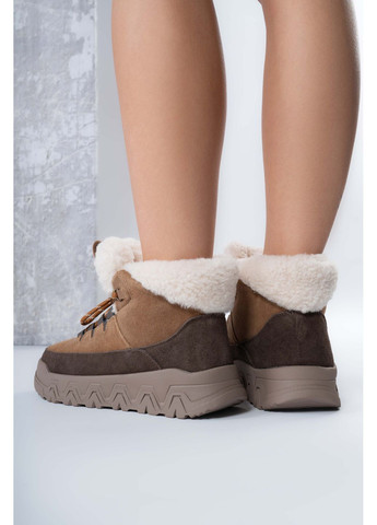 Черевики жіночі Натуральна замша бежеві 346776 Where Uwear (370269002)