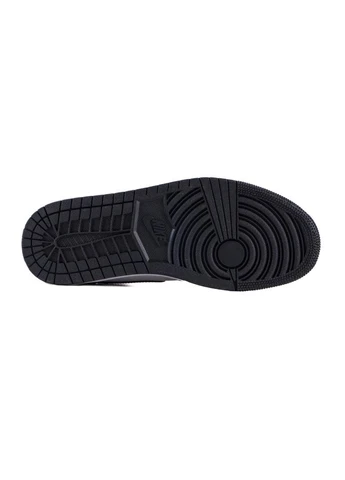 Белые летние кроссовки nike air jordan 1 retro black white v2 найк аир джордан No Brand