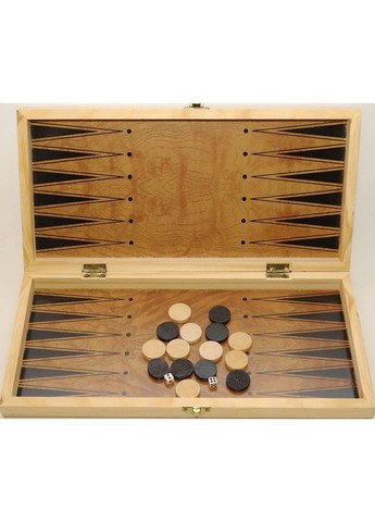 Ігровий набір: Шахи + Шашки + Нарди (34,5 × 34,5 см) No Brand - (362947638)