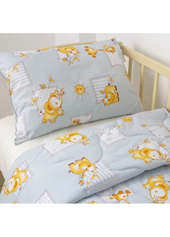 Дитяча ковдра 105*140 см, 250 гр/м2 гіпоалергенна LITTLE FRIENDS Sweet Comfort ТЕП Сіра (29850105140) ТЕП (368157373)