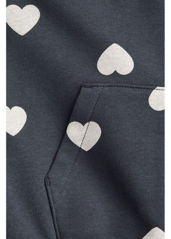 Тёплая кофта худи на флисе H&M худі (362046450)