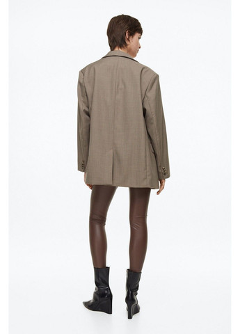 Темно-коричневые демисезонные леггинсы H&M