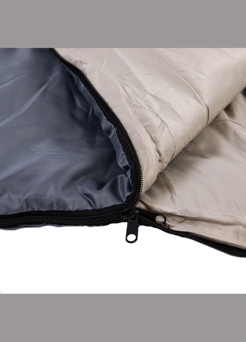 Спальный мешок (190+30)*75 см с капюшоном, серый LUGI (315433547)