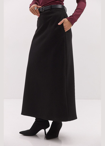 Довга спідниця із теплого трикотажу з розрізом ззаду Arjen (308725431)