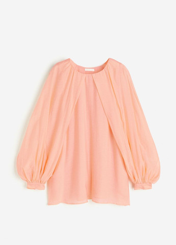 Персиковая летняя блузка H&M