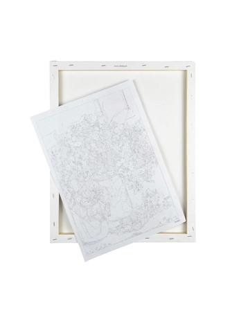 Картина за номерами: Осіннє чаювання, 30*40 см. колір різнокольоровий ЦБ-00263659 Brushme (307362811)