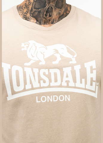 Бежевая футболка Lonsdale St. Erney